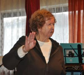 Nekdanja učiteljica Slava Kovačič